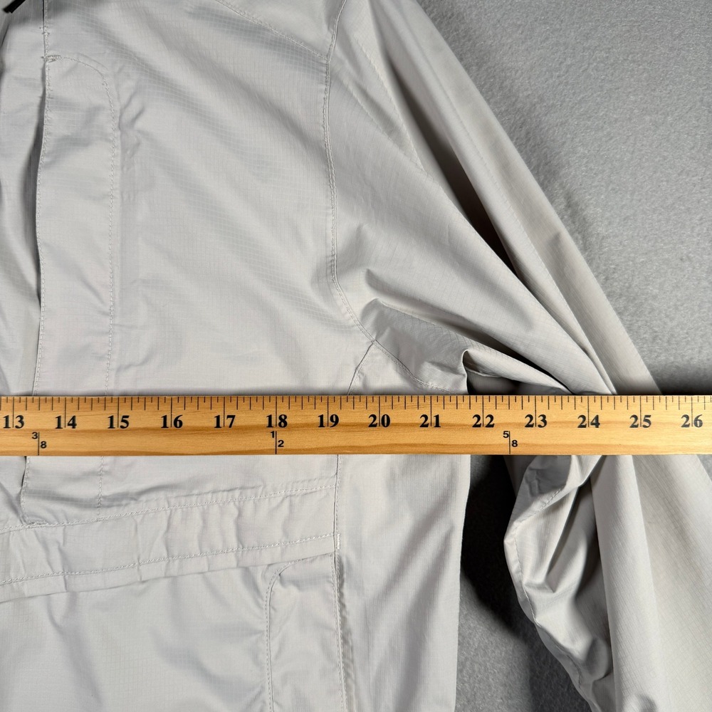 REI Womens Hooded Windbreaker Jacket Gray Full Zip Mesh Lined Size S 681292 - Picture 11 of 16